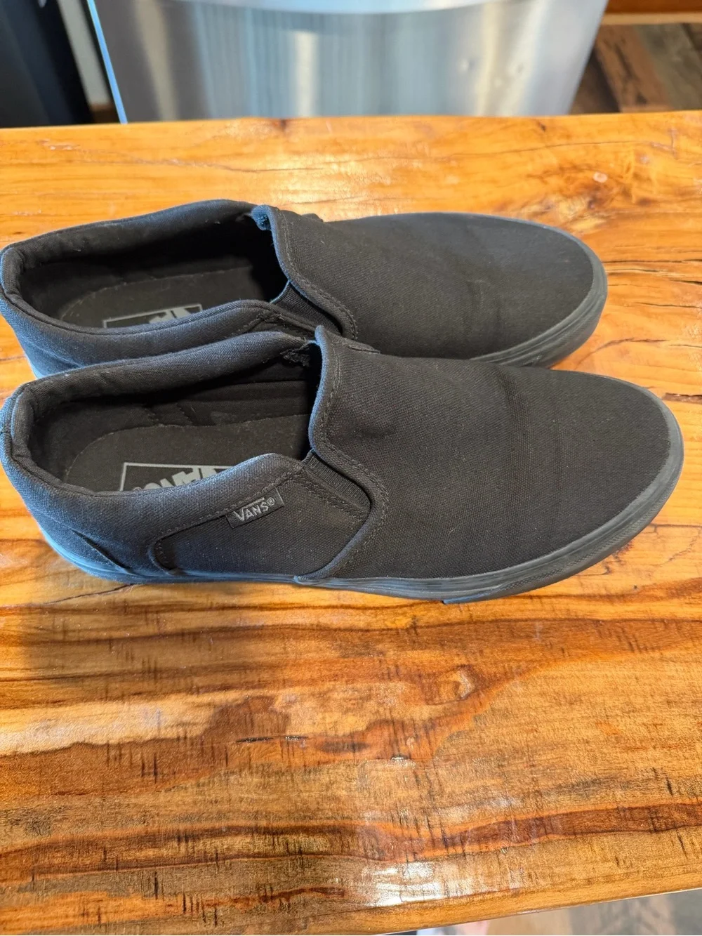 Vans Classic Slip-On Shoes in Black